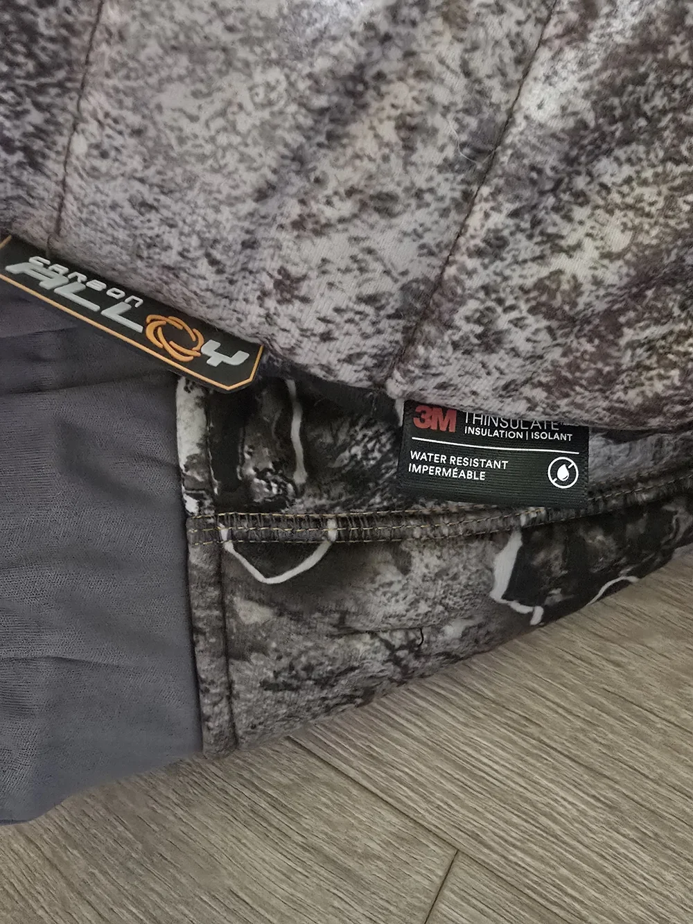 Scwnt LokMen's Gray Camouflage Performance/Base Layer Pants